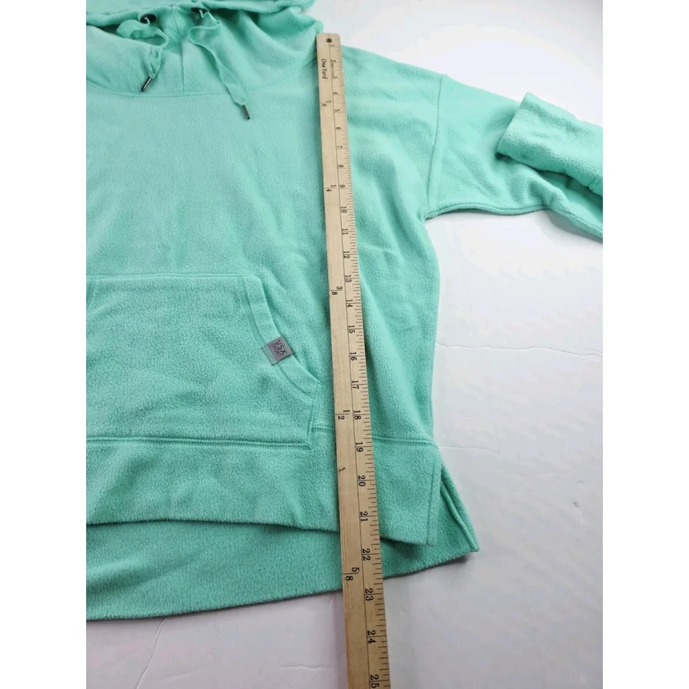 Victoria's Sport Womens Medium Pullover Fleece Hoodie Sea Foam Green Size XS - Picture 4 of 6